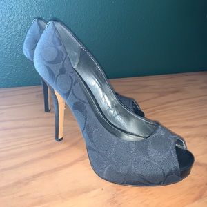 Black high heels
